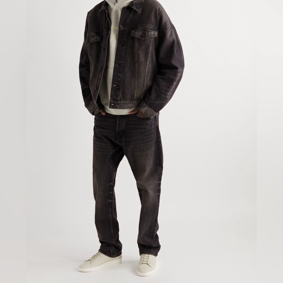 Men's FEAR‎ OF GOD ESSENTIALS - Straight-Leg Jeans - Black Size 31 - Picture 1 of 8